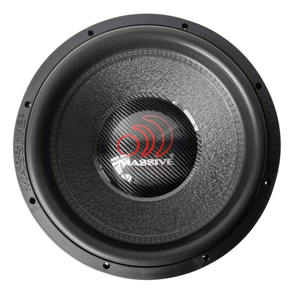 Massive Audio HIPPO H152XR 6000 Watt 15" Dual 2 Ohm Car Audio Subwoofer Mega Sub