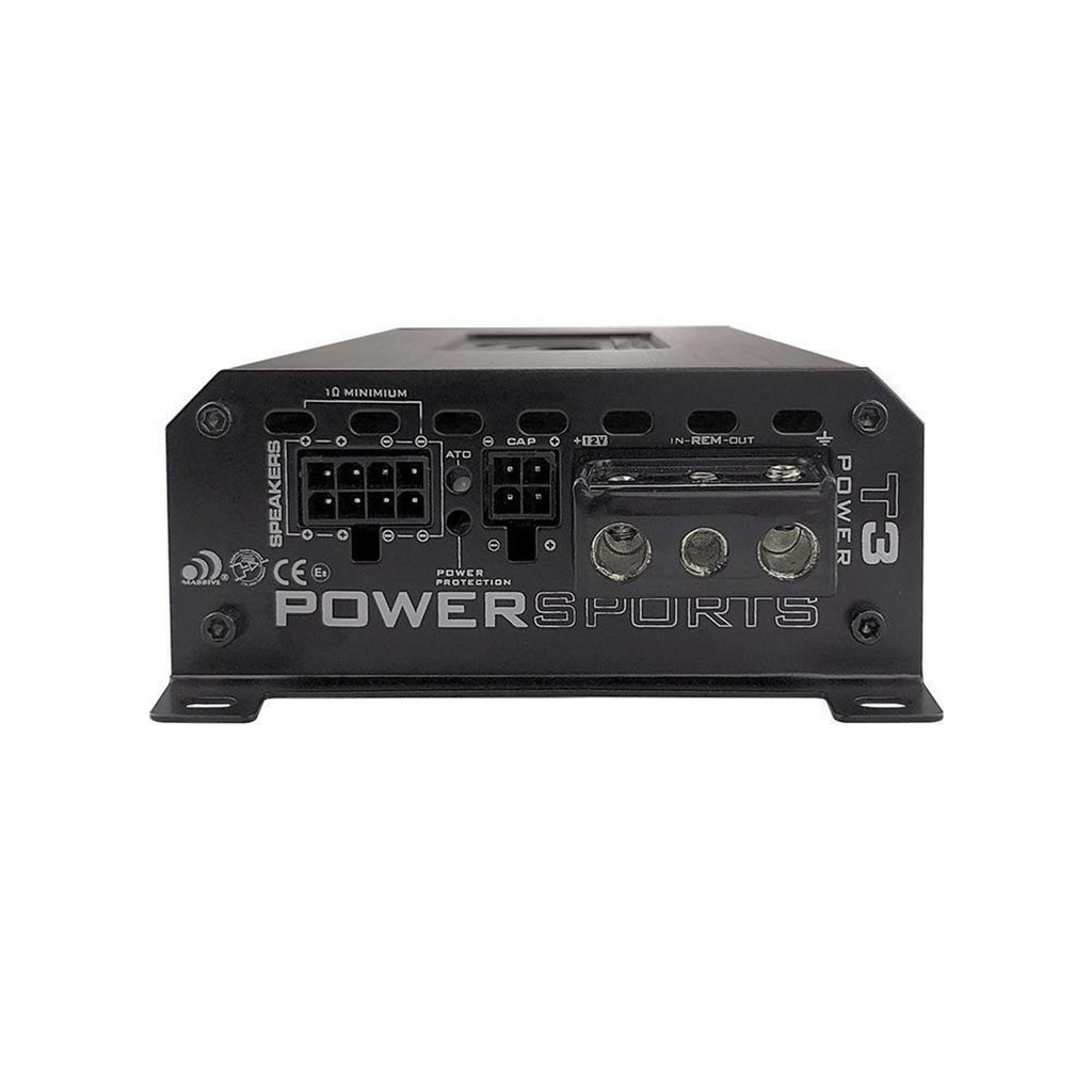Massive Audio T3 2800 Watt Mono Marine UTV Motorcycle Car Subwoofer Amplifier