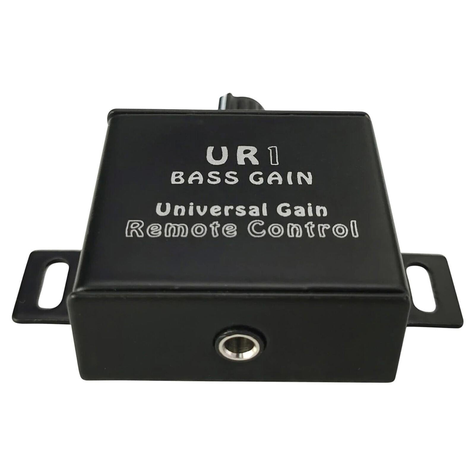 Massive Audio UR1 NANO BLOCK Amplifier Remote Gain Bass Control Knob New