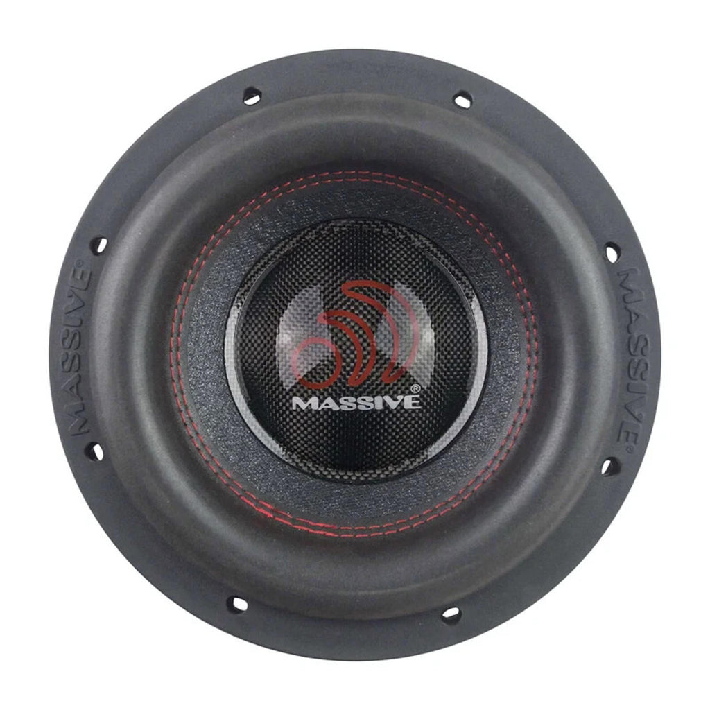 Massive Audio HIPPO H82XR 2000 Watt 8" Dual 2 Ohm Audio Subwoofer 1000 Watt RMS