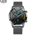 Luxury Smart Watch Touch Screen Bluetooth Call Waterproof Sport Fitness Health Monitor for Men