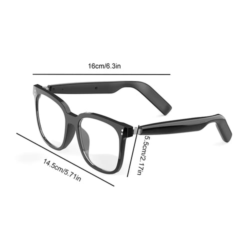 Intelligent Translator Anti Blue Light Glasses 144 Languages Audio Music Call Sunglasses Rechargeable Polarized Lens Smart Glasses for Men Women