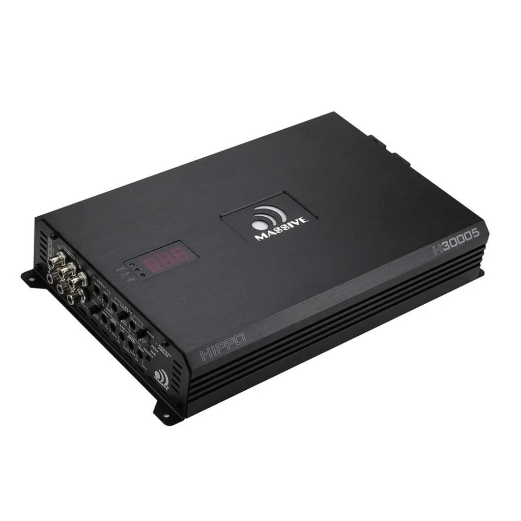 Massive Audio H30005 5 Channel AMPLIFIER 300 Watt RMS x 4 @ 2 Ohm + 1500W x 1