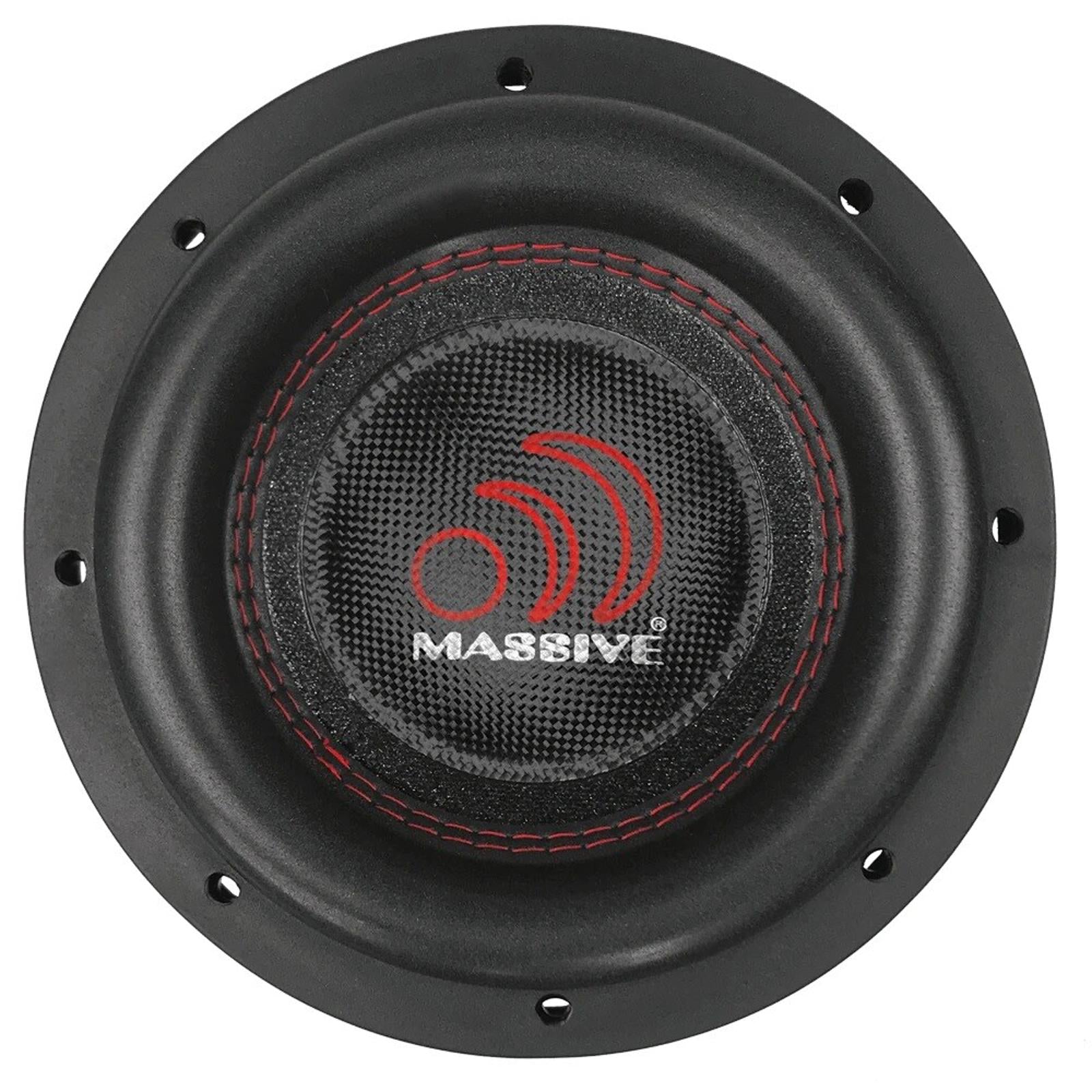 Massive Audio HIPPO XL 82R XL-R Series 1800 Watt 8" Dual 2 Ohm Audio Subwoofer