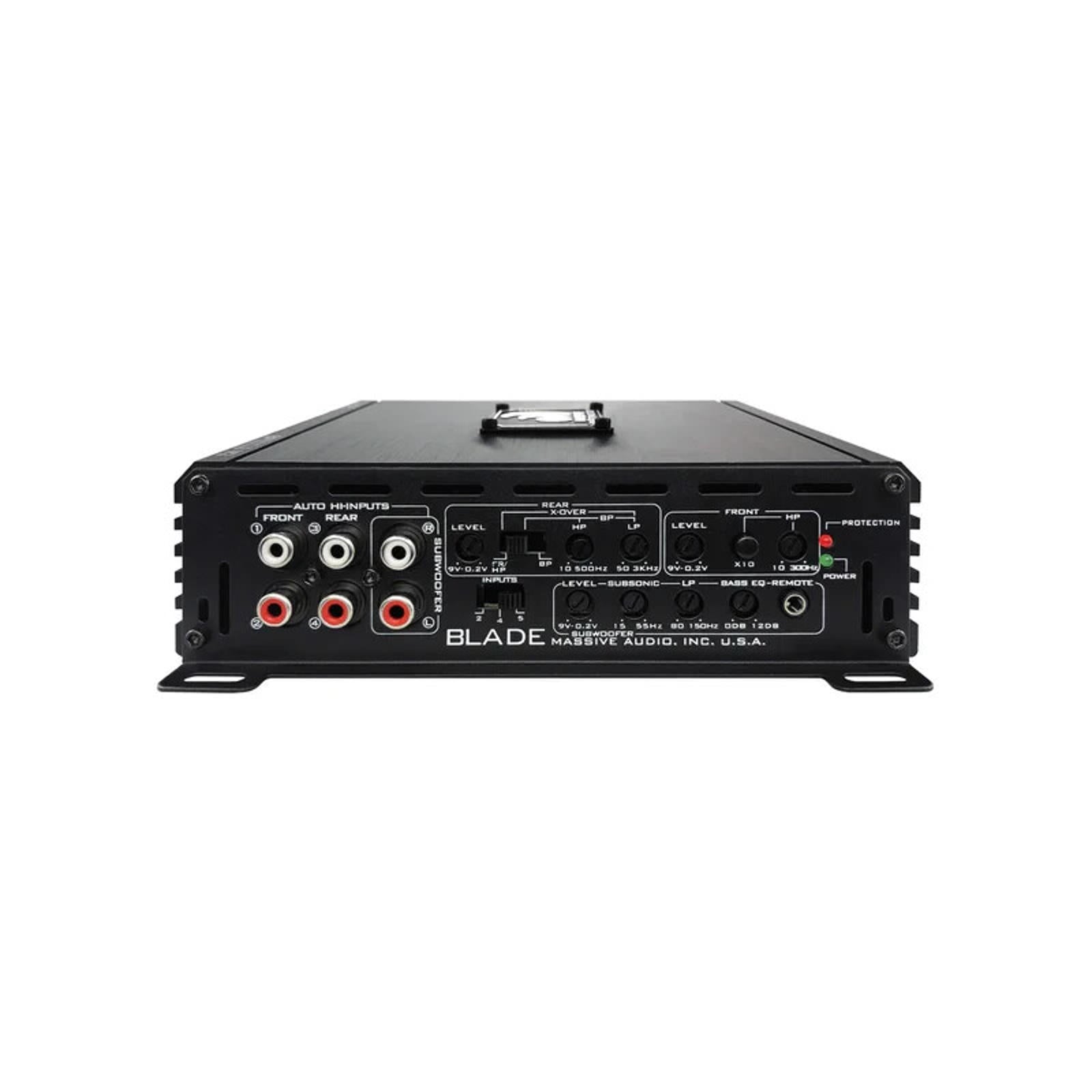 Massive BPX15005 160 Watts RMS x 4 + 500 Watt X 1 @ 2 Ohm 5 Channel Amplifier