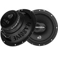 Pair Massive Audio MX65 250 Watt 6.5" 3-Way Coaxial Speakers 6-1/2" W/ Grilles