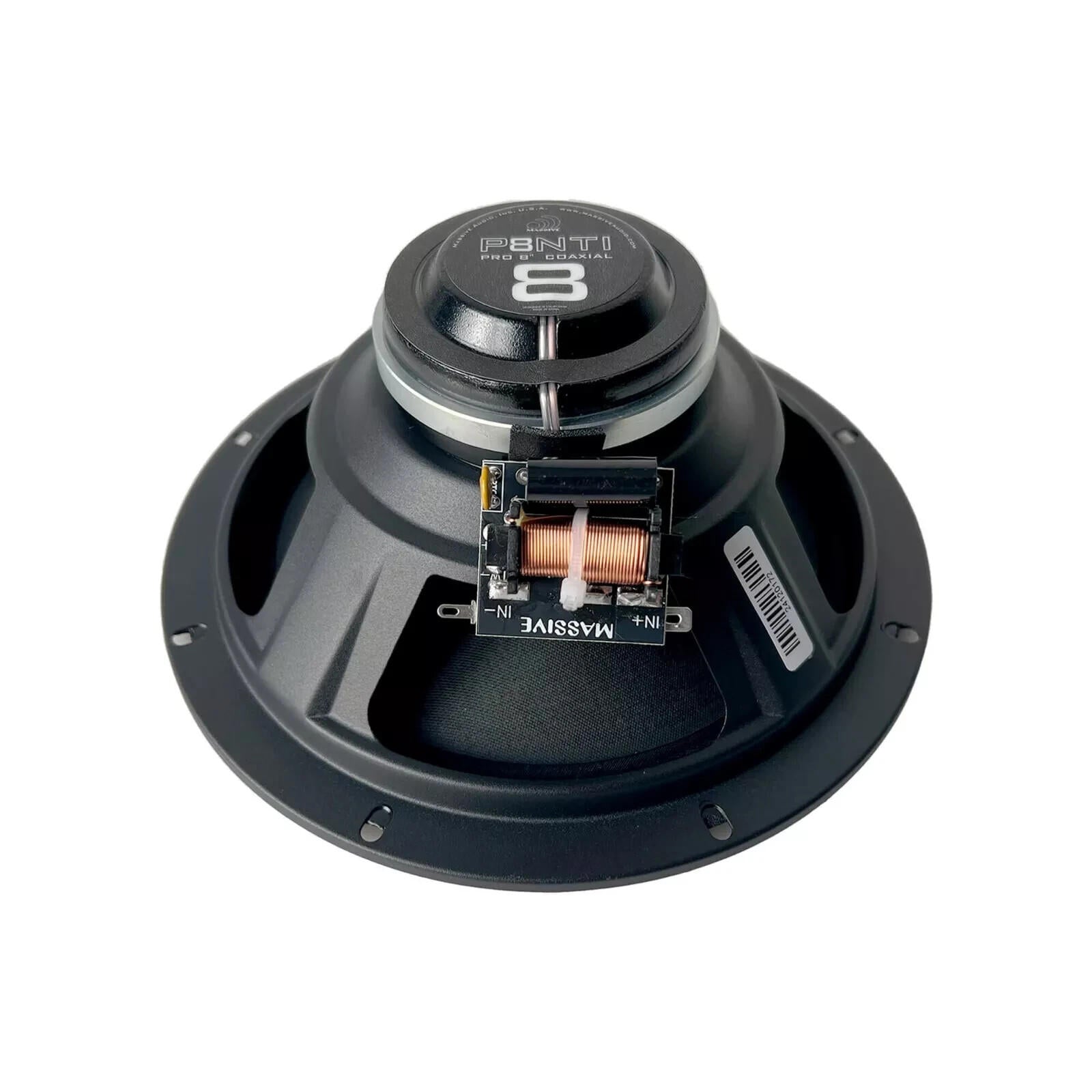 Massive Audio P8NTI 8" Mid-Bass Pro Audio Neodymium Weatherproof Speaker 2 Way