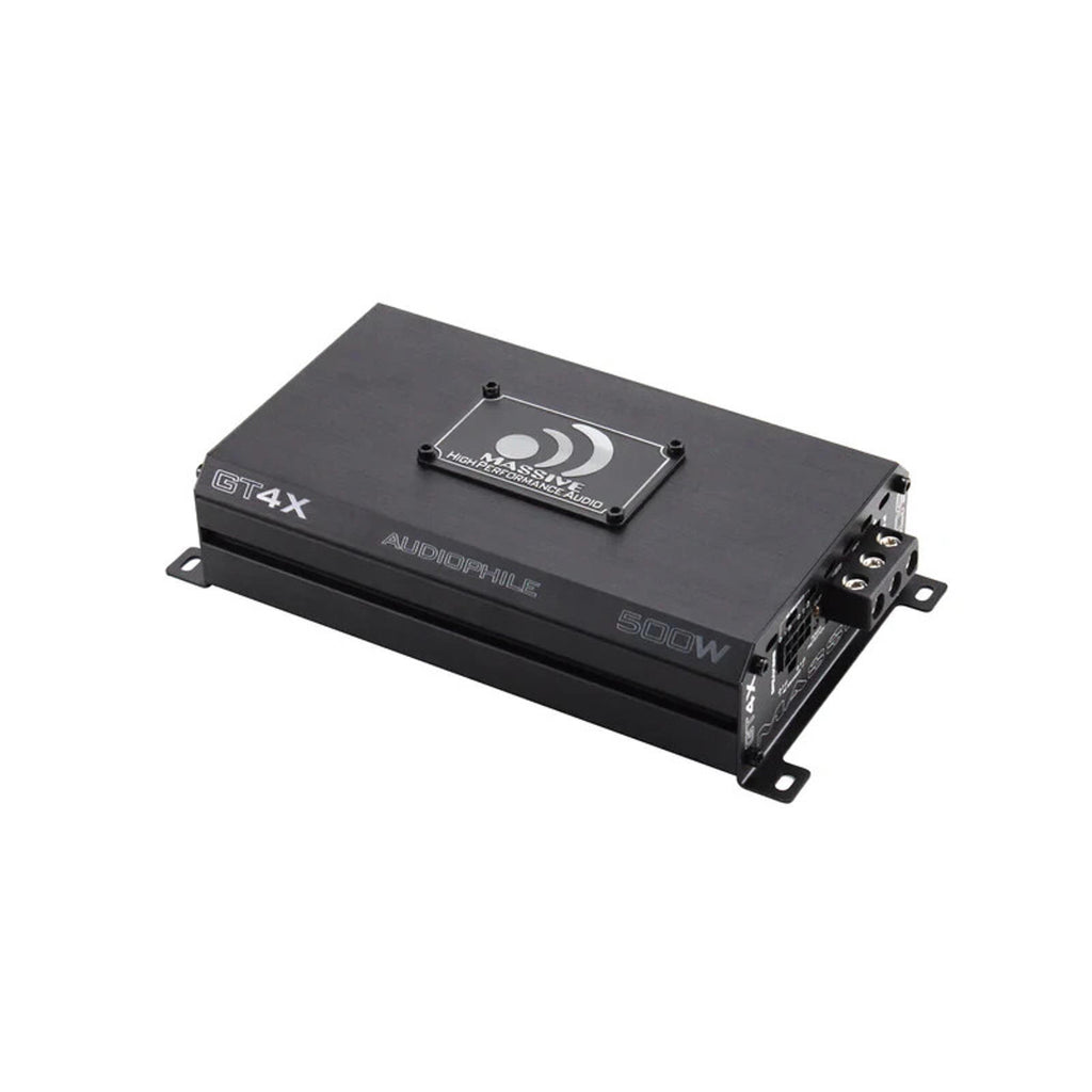 Massive Audio GT GT4X 120 Watt RMS X 4 @ 2 OHM 4 Channel Compact Mega Amplifier
