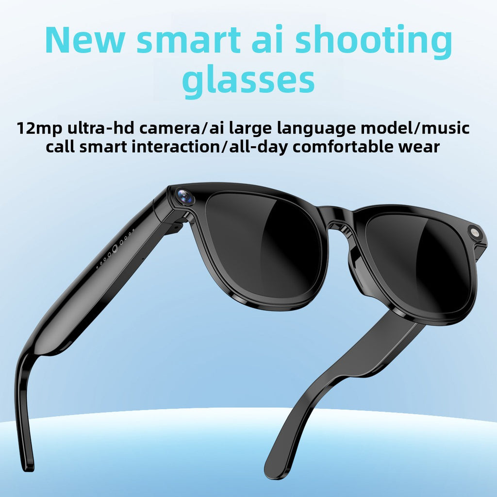 Js01Pro Smart AI Glasses with HD Camera Language Translator Bluetooth Speakers