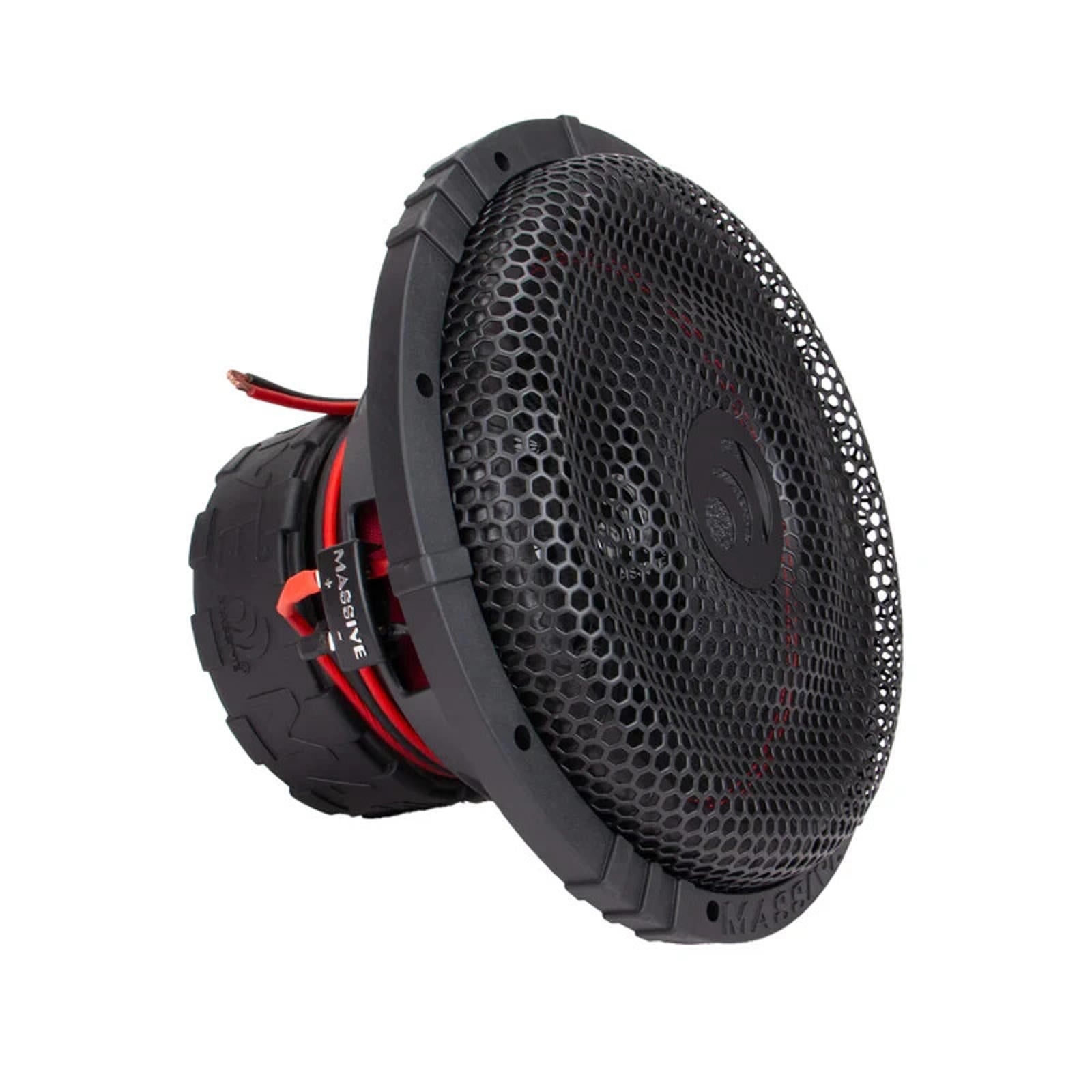 Massive Audio GT12 1000 Watts 12" Dual 4 Ohm Car Audio Subwoofer GT124 W/ Grille