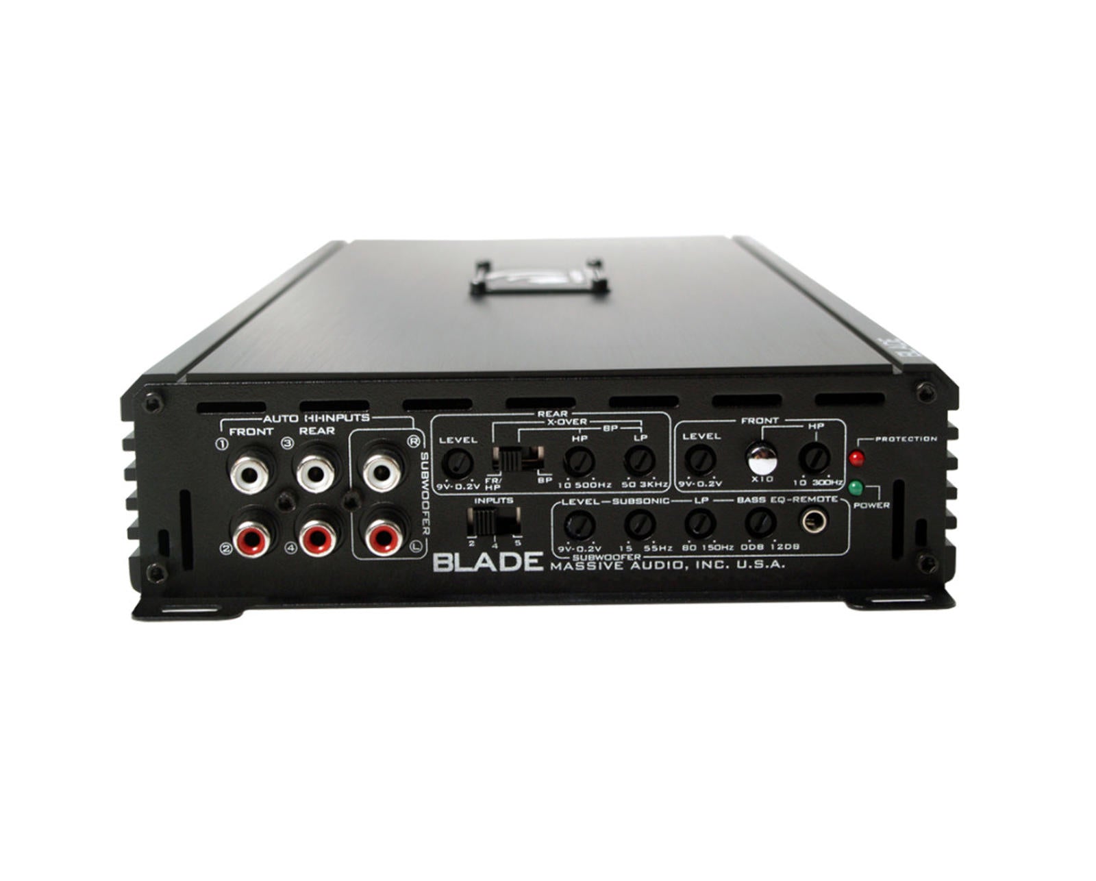 Massive BP1500.5V2 5 Channel Amplifier 160 Watts RMS x 4 + 500 Watt X 1 @ 2 Ohm