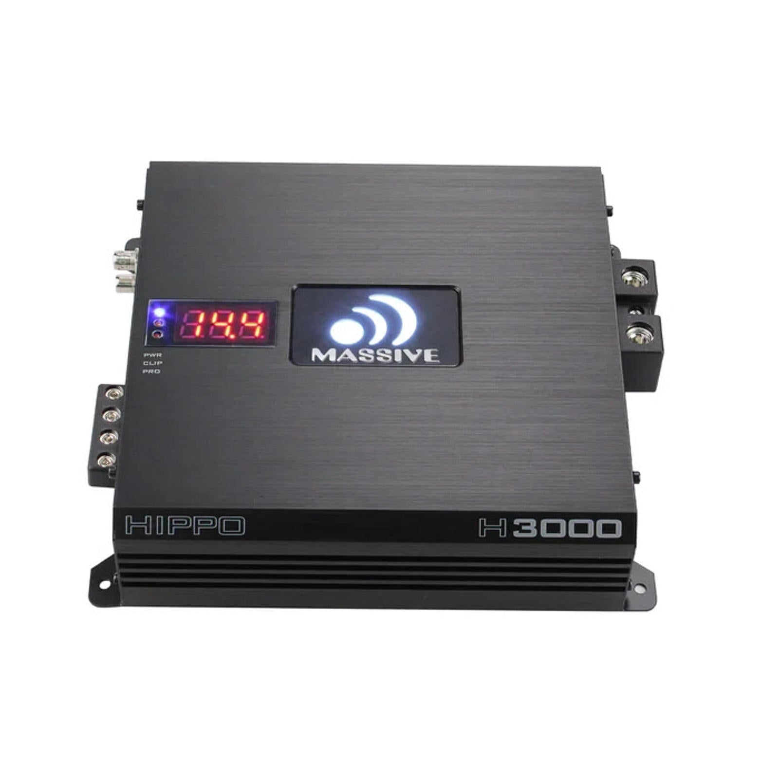 Massive Audio Hippo H3000 3000 WATT RMS X 1 @ 1 OHM MONO AMPLIFIER 6000 W MAX