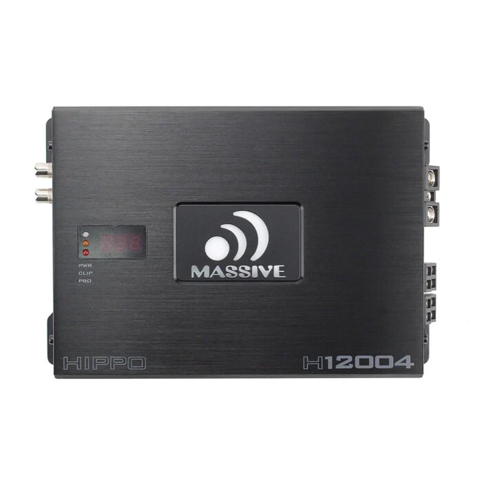 Massive Audio Hippo H12004 200 WATT RMS X 4 @ 4 OHM 4 3 2 Channel AMPLIFIER